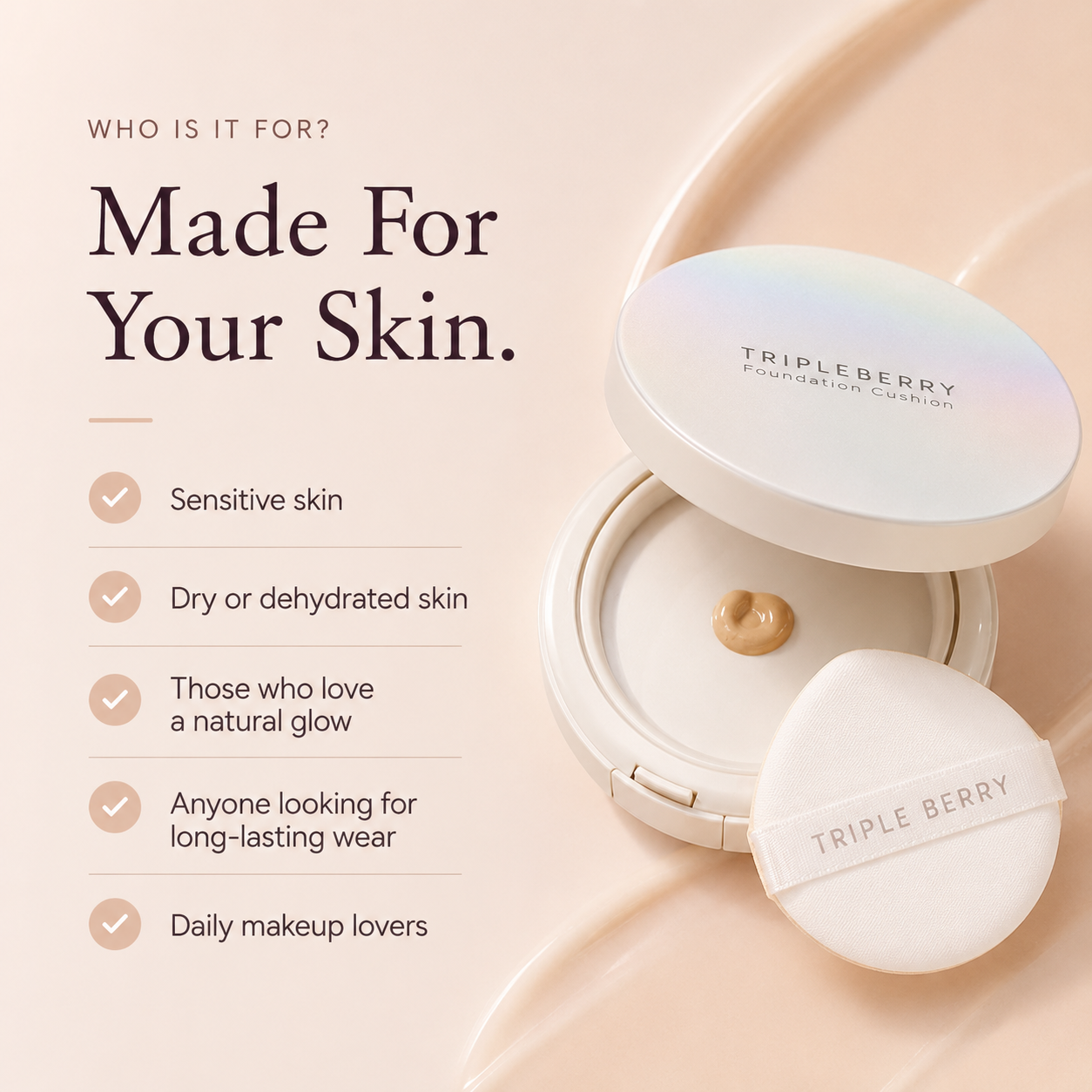 Triple Berry Foundation Cushion 15g
