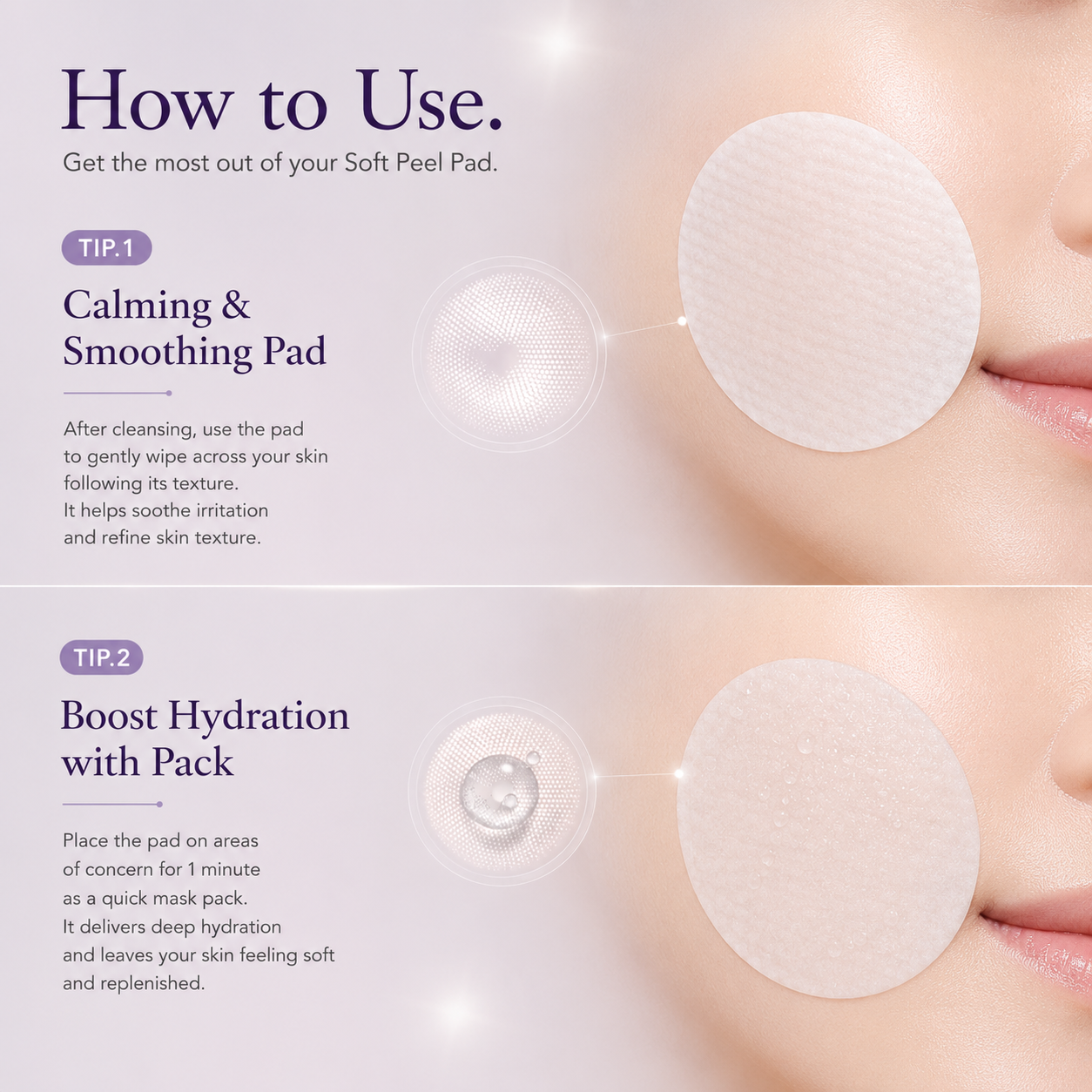 Triple Berry Soft Peel Pad 160ml / 70pcs
