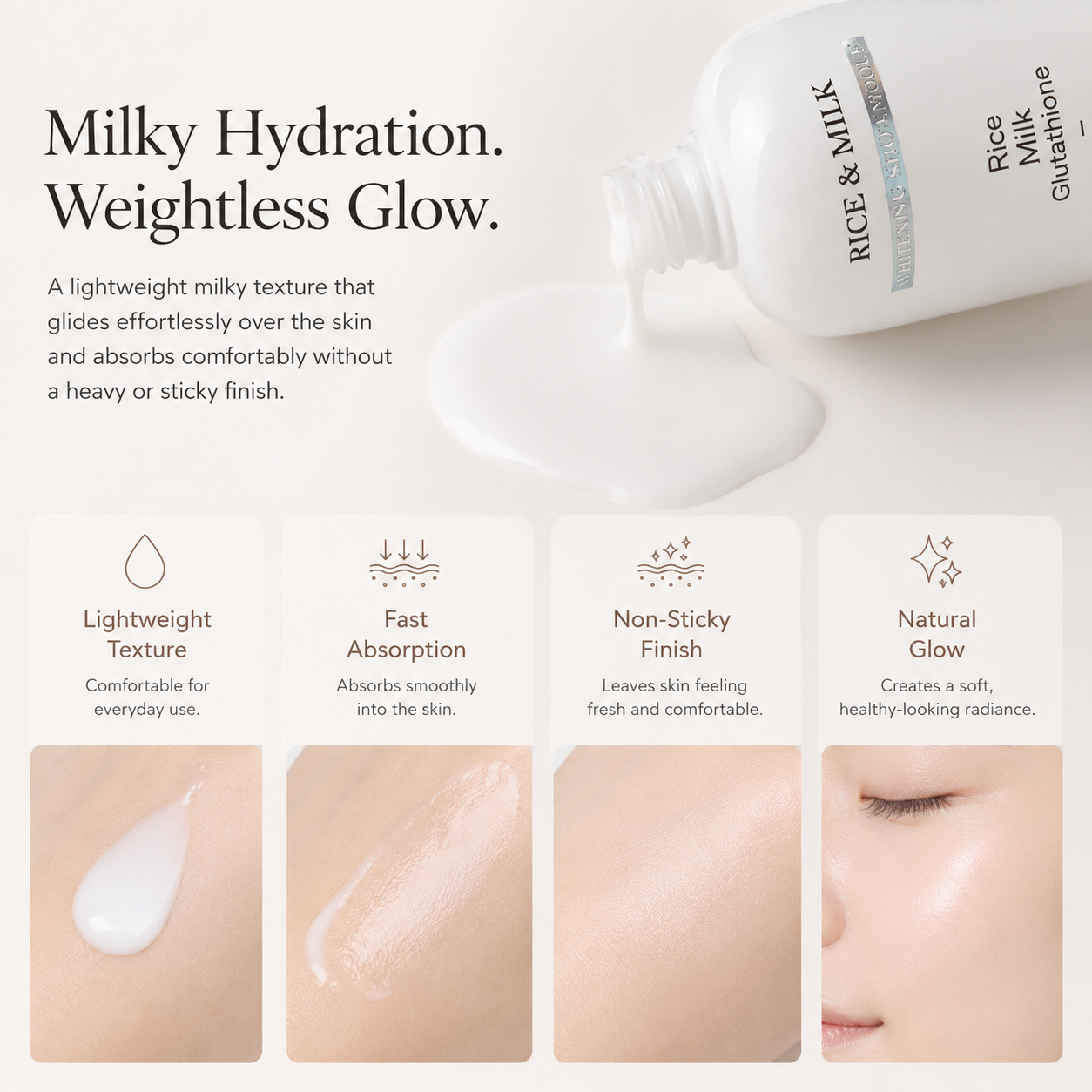 Rice & Milk Whitening Shot Ampoule 40ml