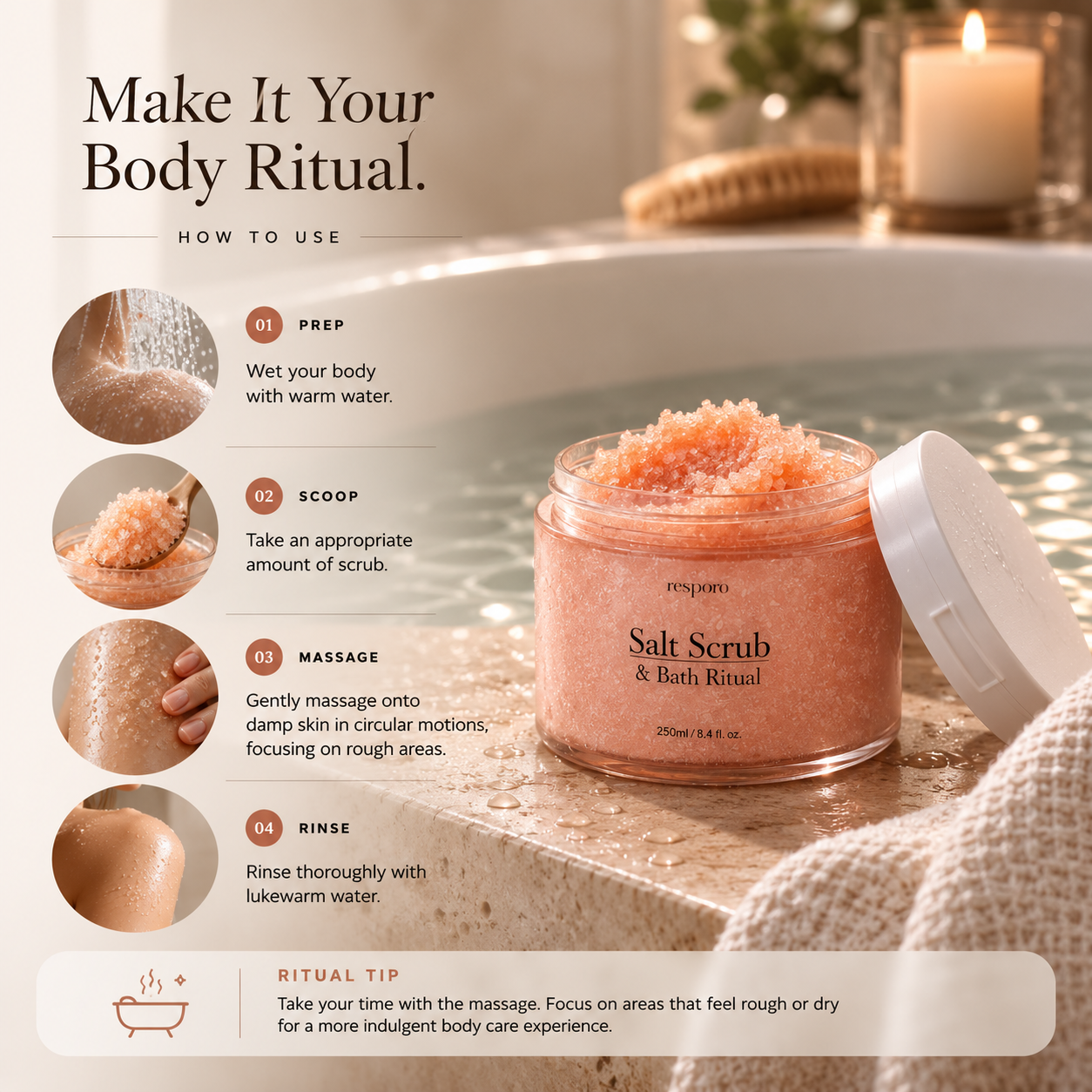 Salt Scrub & Bath Ritual 250g